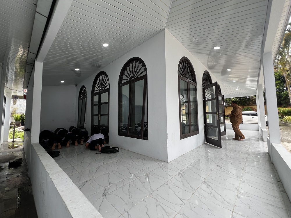 Revitalisasi SMPN 2 Takengon Rampung, Musalanya Kini jadi Tempat Nyaman Beribadah