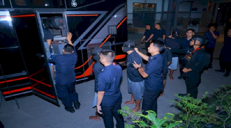 313 Warga Binaan Risiko Tinggi dari 5 Wilayah Kembali Dipindahkan ke Nusakambangan
