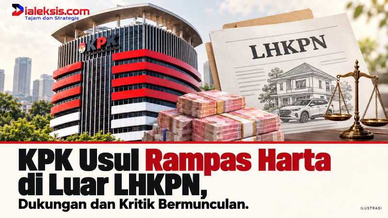 KPK Usul Rampas Harta di Luar LHKPN, Dukungan dan Kritik Bermunculan