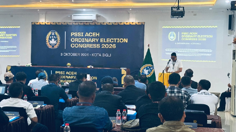 Pemerintah Aceh Buka Kongres PSSI, Tekankan Persatuan dan Sportivitas