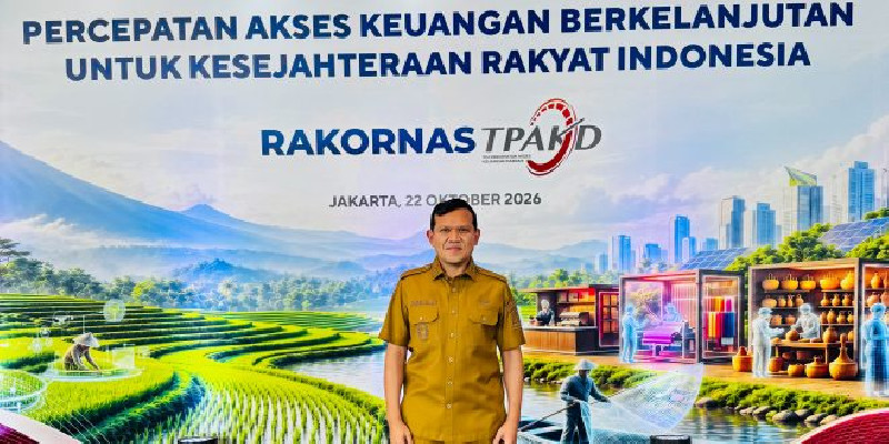 Hadiri Rakornas TPAKD 2026, Wagub Dek Fadh Perkuat Akses Keuangan Daerah