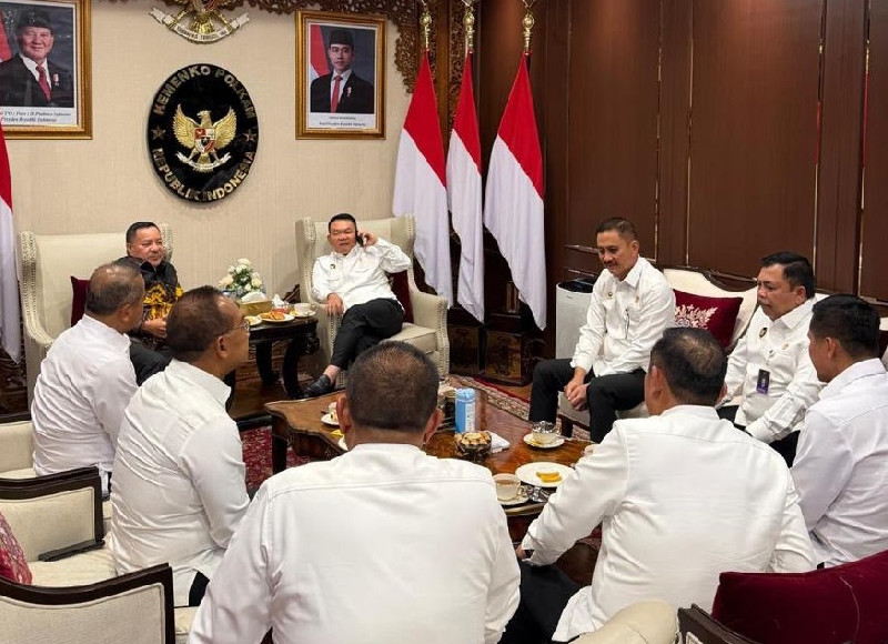 Bupati TRK Temui Menko Polkam, Matangkan Persiapan Kunjungan Presiden Prabowo ke Nagan Raya