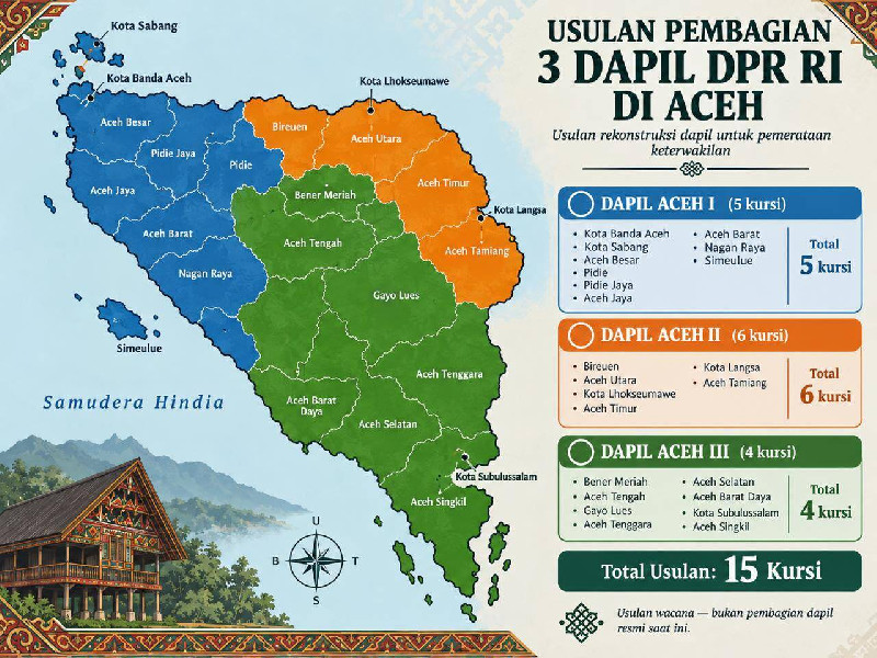 IPPEMATA Soroti Keterwakilan Gayo, Wacana Tiga Dapil DPR RI Perlu Dikaji
