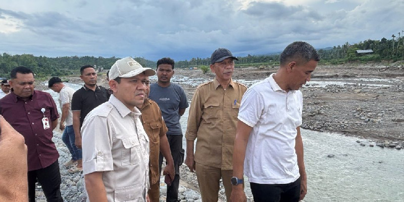 Wagub Dek Fadh Tinjau Sejumlah Infrastruktur dan Kondisi Sungai di Bireuen-Aceh Utara